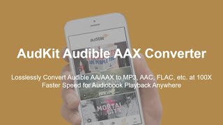 Best AAX Converter to Convert Audible AAAAX to MP3 Losslessly [upl. by Nauqram223]