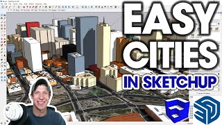 The Best Way to Create a CITY in SketchUp [upl. by Cowden]