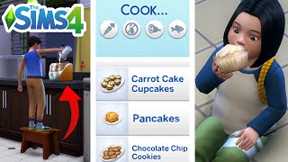 5 NEW Things To Do In The Base Game Cooking Update  The Sims 4 [upl. by Yuh961]