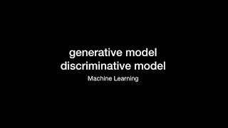 generative model vs discriminative model [upl. by Nilo924]