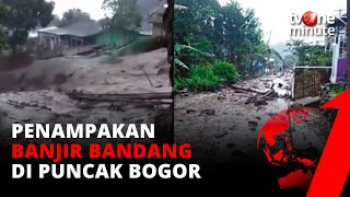 Banjir Bandang Terjang Kawasan Puncak Bogor tvOne Minute [upl. by Ulick706]