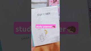 Study planner🦔🌻 Daily book✨  unboxing book daily planner fyp shorts asmr [upl. by Shirl383]