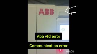 ABB fault codes ll what is fault in ABB VFD ll ABB ACS550 FUALT codes ll errorcode vfd hvac [upl. by Valle]