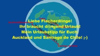 Die FLAT EARTH THEORIE anhand von 2 Flugrouten widerlegt [upl. by Mead158]