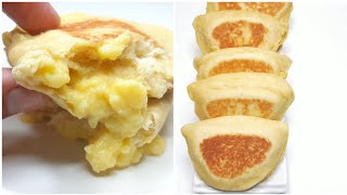 CARA MEMBUAT ROTI TANPA MIXER TANPA OVEN  ROTI SUPER LEMBUT DENGAN VLA CUSTARD YANG CREAMY [upl. by Eerbua]