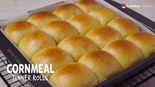 CORNMEAL DINNER ROLLS  Soft and Fluffy Dinner Rolls  Homemade Cooking Recipes [upl. by Ebaj]