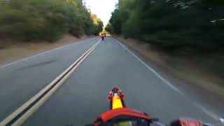 ktm 690 smc r following ktm duke 890 r and s1000rr redwood rd [upl. by Koenraad]