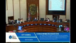 Santa Monica City Council Meeting May 14 2024 [upl. by Tildie]