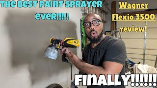 Wagner Flexio 3500 paint sprayer review [upl. by Sirac]