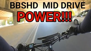 TAKING A RIDE ON A BAFANG BBSHD 1000W MID DRIVE CARRERA VENGEANCE DIY EBIKE CONVERSION [upl. by Gimpel]