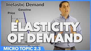 Elasticity of Demand Micro Topic 23 [upl. by Acinemod94]