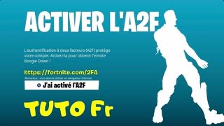 Comment activer l’a2f sur switch PS4 pcXbox [upl. by Ifar]