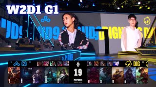 C9 vs DIG  Week 2 Day 1 S14 LCS Spring 2024  Cloud 9 vs Dignitas W2D1 Full Game [upl. by Yehc479]