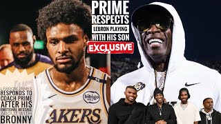 LeBron James RESPONDS To Coach Prime After His HEARTFELT Message About BRONNY Here It Is 🤯 [upl. by Ainitsirc]