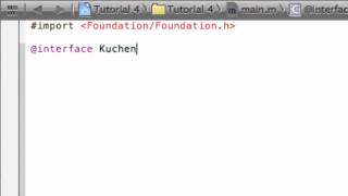 Objective C Tutorial 4 Deutsch  Erklärungen zum Interface  Full HD [upl. by Esaj]