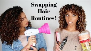 Bianca Tried My Curly Hair Routine for EXTRA Moisture amp Definition [upl. by Ulu]