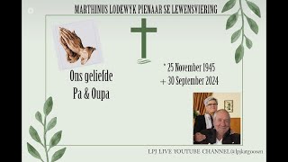 Lewensviering van Marius Pienaar [upl. by Nulubez768]