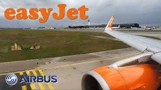 easyJet Airbus A320 ✈ Takeoff from Vienna to BerlinTegel [upl. by Ahsiema]