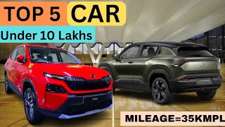 Best Car Under 10 Lakhs Budget in India 🔥Safe And Secure Family Cars ⚡Top 5 Cars Under 10 Lakhs [upl. by Asserac]