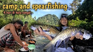 jelajah hutan pedalaman  4 hari bermalam di pinggir sungai berburu ikan dewa mahser [upl. by Julietta396]