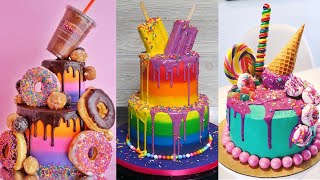 More Colorful Cake Decorating Compilation  Most Satisfying Cake Videos [upl. by Asiluy]