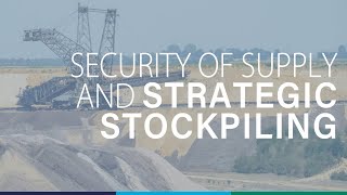 Wouter JacobsExecutive DirectorSecurity of supply and strategic stockpiling of critical materials [upl. by Linus578]