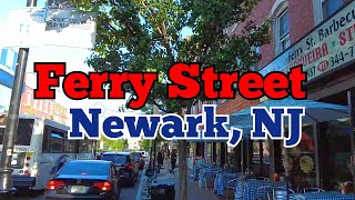 Walking on Ferry Street in Newark New Jersey USA  Raymond Plaza East to Main Street [upl. by Ahsemal]