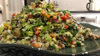 QUINOA SALAD Recipes  Healthy Vegetarian quinoa salad for weight loss [upl. by Alfonse]