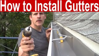 How to Install Gutters [upl. by Aitnas]