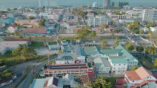 GUYANA FROM ABOVE PT8  TIN CITY  MAIN STREET  GEORGETOWN [upl. by Yehsa]