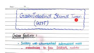 Gastrointestinal Stromal Tumor  GIST [upl. by Darrick]