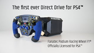 Fanatec Podium Racing Wheel F1®  Officially Licensed for PS4™ [upl. by Bathilda]