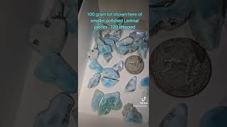 100 gram lot of larimar available [upl. by Dreher79]