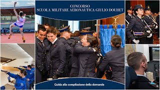 Concorso Scuola Militare Aeronautica Giulio Douhet  guida alla compilazione della domanda [upl. by Ilbert]