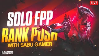 Solo FPP Rank Push Live 🇮🇳 Platinum To Conqueror 🔥 Season C7S19 Conqueror Tips amp Tricks [upl. by Anilatsyrc924]