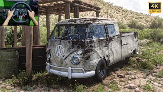 Rebuilding Volkswagen Type 2 Combi Double Cabin  Forza Horizon 5 Logitech G29 Gameplay [upl. by Arag]