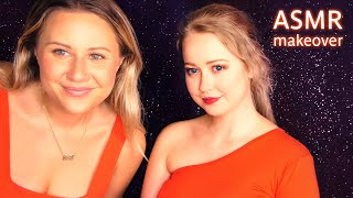 ASMR gorgeous ultimate makeover layered sounds with makeup brushes amp full tingles amp light whispers [upl. by Anaujat315]