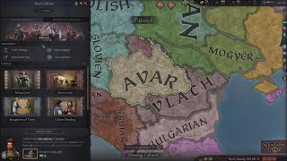 Crusader Kings III  Pannonian Avars Episode 1  The Land of the Avars [upl. by Omrellug596]