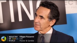 Industry of Things World 2015 Interview  Filippo Passerini Procter amp Gamble [upl. by Llevram]