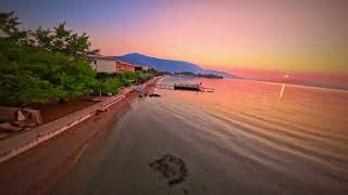 Sunrise at Dassia beach Corfu this morning [upl. by Alboran]