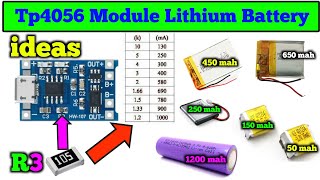 Lithium Battery Module mah increase Resistance  Tp4056 module R3 Resistar  Electronics Verma [upl. by Ellie]