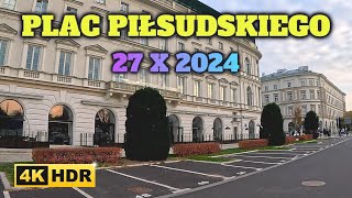 Jak wygląda Plac Piłsudskiego w 4K [upl. by Fitzger]