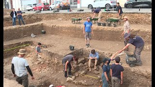 Des fouilles archéologiques pour révéler les secrets de Lillebonne [upl. by Huskey]