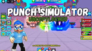 Punch Simulator Uncopylocked  Roblox Studio  2024 [upl. by Slen492]