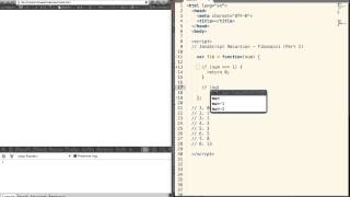 Recursion  Fibonacci Numbers JavaScript [upl. by Eicak]