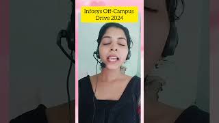 Infosys OffCampus Drive 2024 campusrecruitment infosys offcampusrecruitment techlecture [upl. by Walston178]