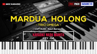 MARDUA HOLONG  NADA WANITA  FREE MIDI  KARAOKE POP BATAK  KARAOKE HD  MOZ KARAOKE [upl. by Teri845]