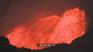 Marum Volcano Ambrym Violently Erupting Lava Lake HD Stock Footage 1920x1080 30p [upl. by Columbyne]