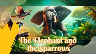 Panchatantra  Story Of The Elephant and The Sparrows  Moral Story for Kids  Animated Short Story [upl. by Latton]