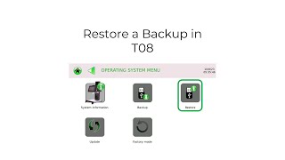 T08 Restore a backup [upl. by Esinyl900]